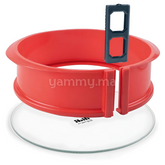 Moule Amovible Rond avec Base en Verre 22.5 cm - Ibili 875700